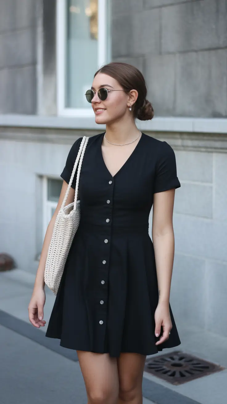 chic spring outfits 2026 trends Minimal Black Dresses for Easy Elegance in 2026