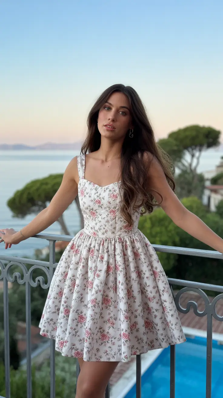 spring birthday outfits </p> <h2>Garden Romance in a Rose-Print Sundress</h2> <p>