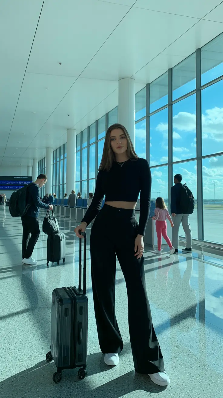 Topic+Classic All-Black Minimalism With Sleek Spring Lines