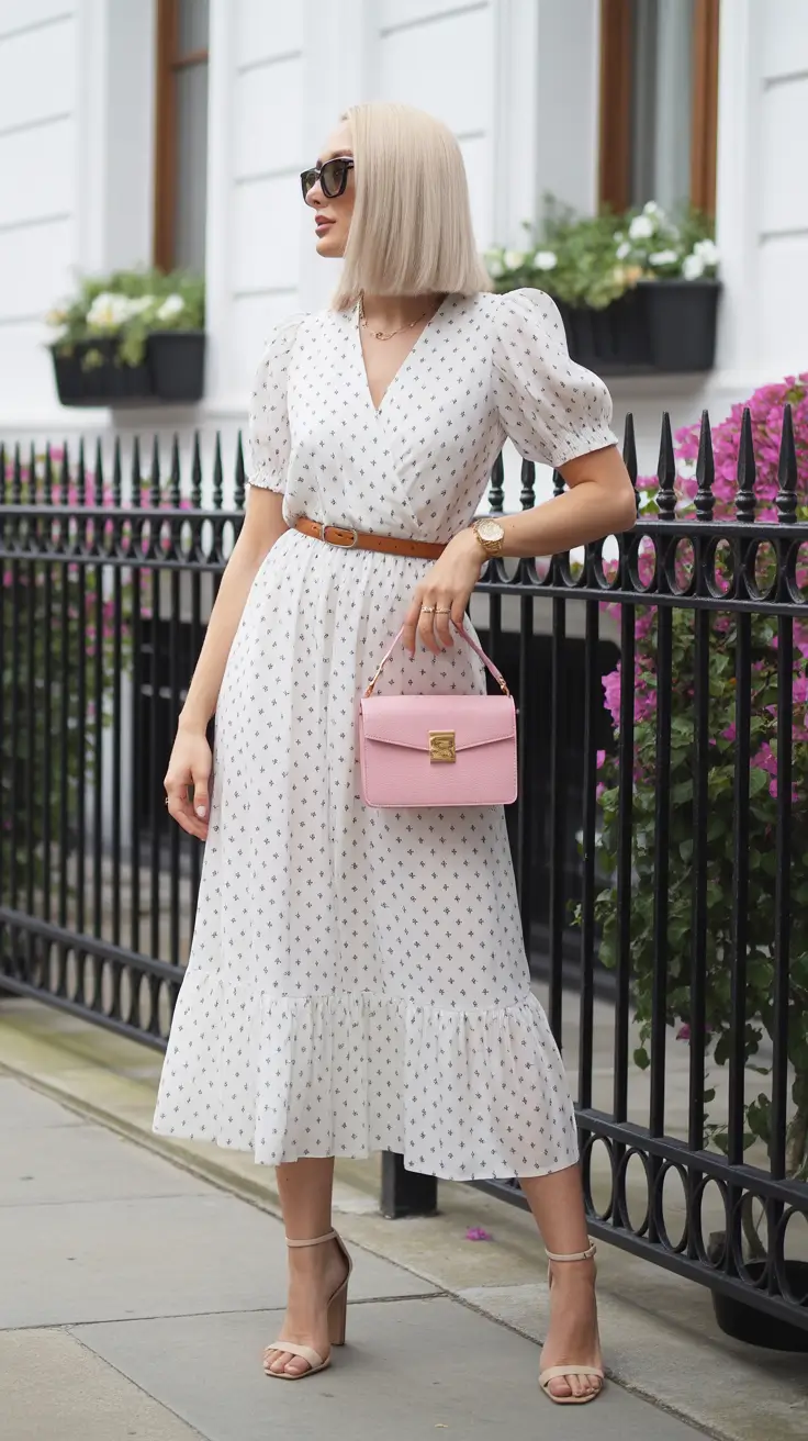 bold old money spring outfits 2026 Delicate Polka Dots with Soft Spring Romance