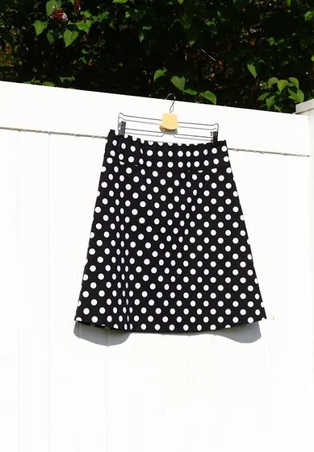 skirt Custom Made A-Line Polka Dot Skirt Etsy - Seller $58
