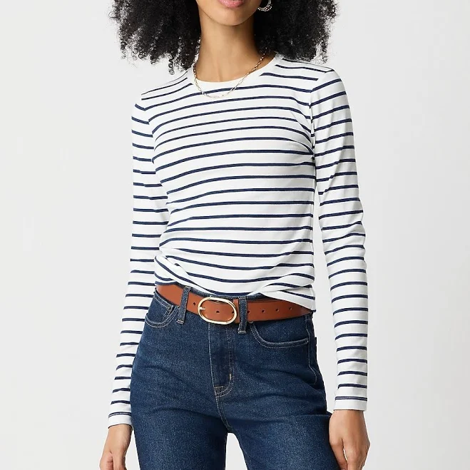top J.Crew Women's Long-Sleeve Everyday Tee J.Crew Factory $24.5