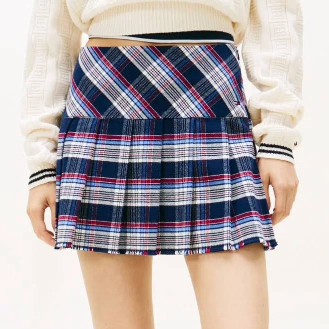 skirt Tommy Hilfiger Women's Tartan Pleated Mini Skirt Macy's $47.7